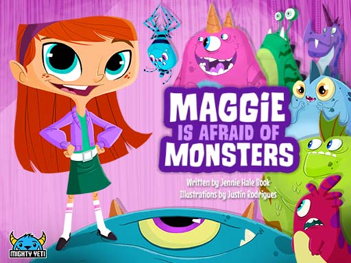 Book-Sample-Maggie-Cover Book cover image of "Maggie Is Afraid Of Monsters"
