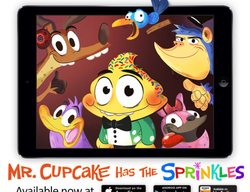 Mr. Cupcake kids storybook app is launched on App Store, Kindle, Google Play!